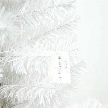 Juletræ julepynt familie fest dekoration hvid krypteret hvid træ tyk 2020 juledekoration 0
