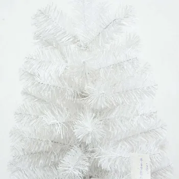 Juletræ julepynt familie fest dekoration hvid krypteret hvid træ tyk 2020 juledekoration 2