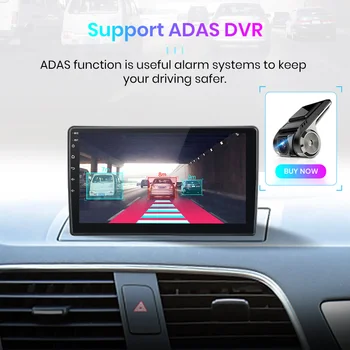 Junsun V1 Android 10.0 DSP CarPlay Bil Radio Mms Video-Afspiller, Auto Stereo-GPS For Audi Q3 MMI 2G 3G 2011-2018 2 din-dvd 1