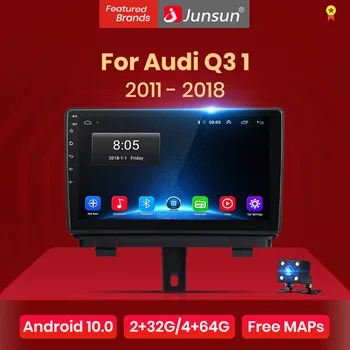 Junsun V1 Android 10.0 DSP CarPlay Bil Radio Mms Video-Afspiller, Auto Stereo-GPS For Audi Q3 MMI 2G 3G 2011-2018 2 din-dvd 5