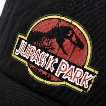 Jurassics Parker Baseball Cap Resizable, Bomuld, Sort, Lys Brun Hat Til Kvinder, Mænd Gave 0