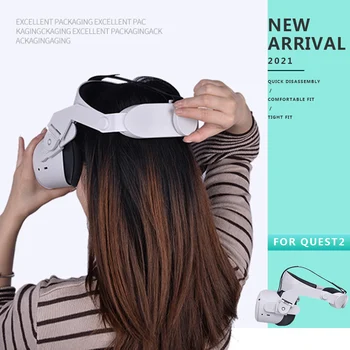 Justerbar halo Strop til Oculus Quest 2 VR,Øge Støtte forcesupport og forbedre komfort-Virtual Reality Adgang 2