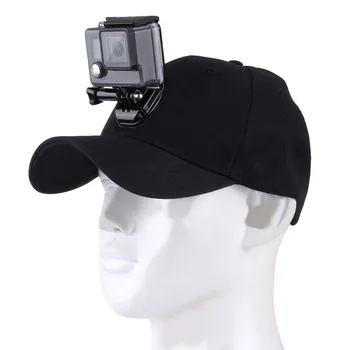 Justerbar Hætte Sports Kamera Hat med Skruer og J Base for GoPro Hero 9 8 7 6 5 5