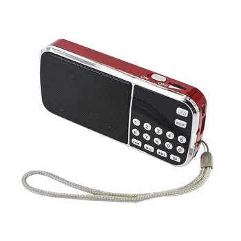 Kebidu Bærbare Højttalere L-088 Mini HIFI Højttaler MP3-Lyd-Afspiller Lommelygte Forstærker Micro SD-TF FM Radio, LED-Blitz lys 1