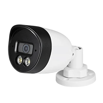 KERUI 5MP NVR POE Kamera H. 265 CCTV-Overvågning Udendørs Vandtæt Bullet Kamera Fuld Farve Night Vision Face Detection 5