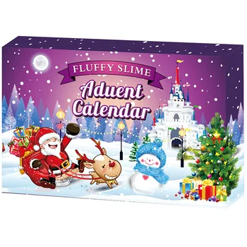 Kids Christmas Advent Calendar DIY-Slim-Kit Crystal Mudder 2020 Ferie Sæt til Piger Drenge GQ 3