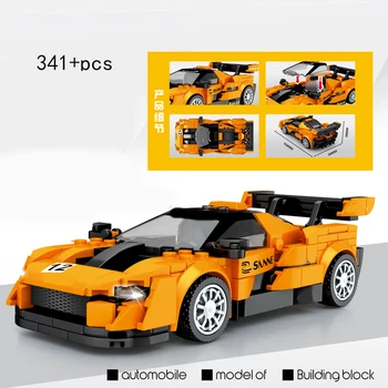 Kids Legetøj Technic byggesten Super Racing Bil Mm Mursten Pædagogisk Legetøj Til Drenge DIY Model Kit Julegaver 3