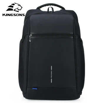 Kingsons Mand Rygsæk Passer 15 17 tommer Laptop USB-Opladning Multi-lag Plads Rejse Mandlige Bag Anti-tyv Mochila 0
