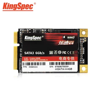 KingSpec mSATA SSD 1TB SSD Disk 64GB 128GB 256 GB 512 GB Mini SATA-III Interne ssd-harddisken Til Bærbar Server 5