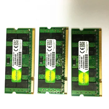 Kinlstuo Nye Ram 2GB DDR2 800MHz PC-6400 hukommelse 200pin SODIMM ddr2 2gb 667MHz PC5300 fuld kompatibel til bærbar 0