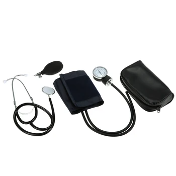 Klassisk Blood Pressure Monitor BP Voksen Cuff-Tonometeret Arm Aneroid Blodtryksmaaler med Manuelt Tryk 1