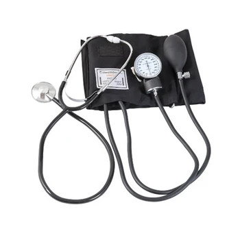 Klassisk Blood Pressure Monitor BP Voksen Cuff-Tonometeret Arm Aneroid Blodtryksmaaler med Manuelt Tryk 3