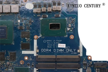 KN-0JT6T7 0JT6T7 DDR51 For Dell Alienware 15 R5 17 R5 Laptop Bundkort GDDR5X LA-F552P W/ SRCKN I9-8950HK GTX1080 8G Testet OK 5