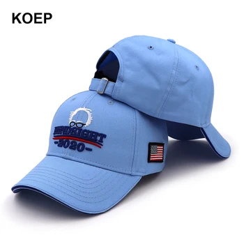 KOEP Bernie Sanders 2020 Cap USA Flag Baseball Caps Holde Amerika Store Snapback Hat 3D-Broderi-Stjernede Brev Bakspejlet Hatte 19682
