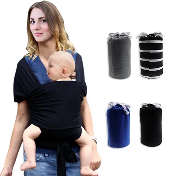 Komfortabel Mode Infant Sling Bløde, Naturlige Wrap Baby Carrier Rygsæk 0-3 År Åndbar Bomuld Hipseat Sygepleje Dække 3