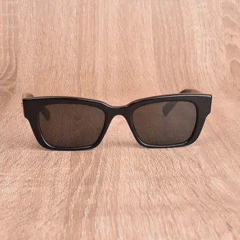 Koreanske Brand Design Solbriller BLID 1996 Acetat Firkantet Øjeglas Rammer UV400 Briller Kvinder Mænd Med Sagen 0