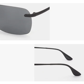 Krasivyy MÆRKE 2020 Nye TR90 Solbriller til Mænd af Høj Kvalitet Nylon Linser Ultralet Square solbriller Kvinder Kørsel Oculos Sol 3