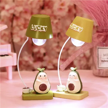 Kreative gave lille frisk avocado-serien star lampe sengen Nightlight for børn 4
