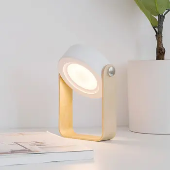 Kreative Træ Håndtag kan klappes sammen Night Lights læselampe Bærbare Lanterne Lampe Teleskopisk Folde Led bordlampe USB-Opladning 0
