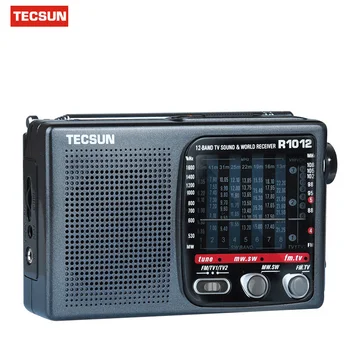 Kvalitet Bærbare Radio TECSUN R-1012 FM / MW / SW / TV, Radio Multiband World band Radio Modtager 76-108MHz Y4378A Drop Shipping 4
