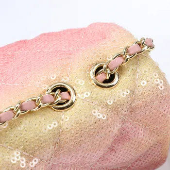 Kvinder Mode Luksus Ægte Læder skuldertaske i Klassisk Design-Crossbody Taske Mini Mærke Pung Jf perler bling bling perler 3