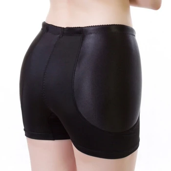 Kvinder Polstret Seamless Body Shaping Trusser Balder Ekstraudstyr Undertøj, Shorts Solid Farve 2