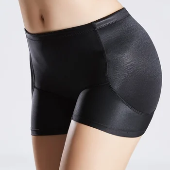 Kvinder Polstret Seamless Body Shaping Trusser Balder Ekstraudstyr Undertøj, Shorts Solid Farve 5