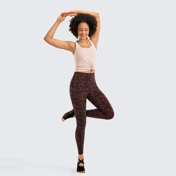 Kvinders Nøgne Følelse, jeg Højtaljede Yoga Bukser 7/8 Længde Træning Leggings -25 Inches( Style Nummer: R009A) 13675