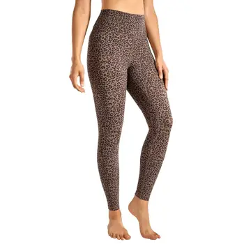 Kvinders Nøgne Følelse, jeg Højtaljede Yoga Bukser 7/8 Længde Træning Leggings -25 Inches( Style Nummer: R009A) 1