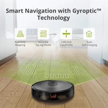 Kyvol EC30MQ Robot Støvsuger Stærk Suge Smart Navigation Wi-Fi-APP ' real-time kortlægning rengøring af robot Auto Afgift 4