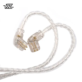 KZ ZSN Replaceble Sølv Forgyldt Opgraderede Kabel Med 3,5 mm 2Pin Stik KZ ZSN Kabel, der Kun Brug For KZ ZSN ZSN PRO 5