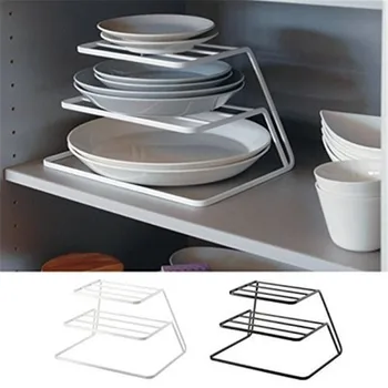 Køkken, strygejern tredelt skål rack kabinet lagdelt hylde plade bordservice opbevaring organisere afløb 2
