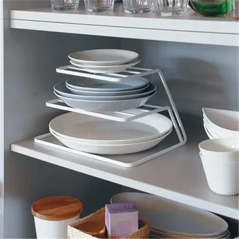 Køkken, strygejern tredelt skål rack kabinet lagdelt hylde plade bordservice opbevaring organisere afløb 3