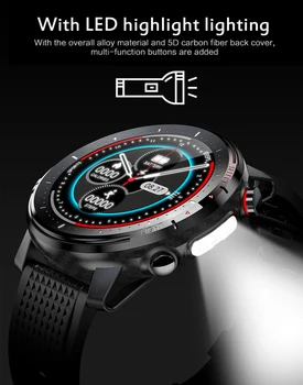 L15 Smart Ur Sport Fitness Fulde Touch Screen-Armbånd Mænd IP68 Vandtæt Smartwatch Med EKG-PPG Blodtryk, puls 0