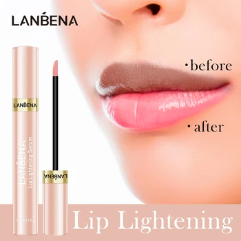 LANBENA Makeup, Læift, Lip Lightening Serum Lip Gloss Fugtgivende Fjerne Melanin Pink Læber Langvarig Kosmetik Plumper Værktøj 4