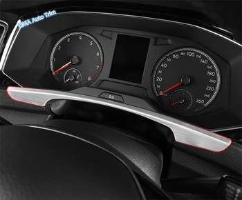 Lapetus Dashboard Instrument Panel Trim Dække Bil Styling Tilbehør Passer Til Volkswagen T-Roc T Roc 2018 - 2021 Rustfrit Stål 2