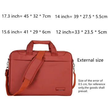 Laptop taske 17.3 17 15.6 14 13 tommer Nylon airbag skulder taske tasker Vandtæt Messenger Kvinder mænd Notebook taske 2020 5
