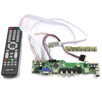 Latumab Kit til B101EW05 V. 1 B101EW05 V. 0-TV+HDMI+VGA+USB-LCD-LED-skærm-Controller Driver Board Gratis fragt 2