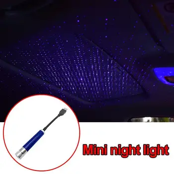 LED Auto Dak-Stjernede Nat Lys Projektor Sfeer Galaxy Lampe USB-Decoratieve Lampe Verstelbare Meerdere Lichteffecten 3