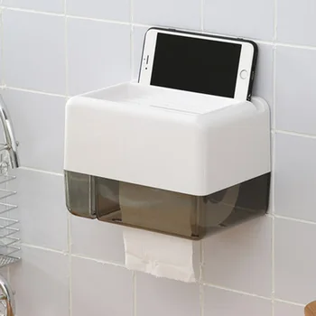 LEDFR Plast toiletrulleholder Stående Suge Kraniet Hånd Papir Håndklæde Trump vægmonteret Badeværelse Arrangør LF82002 29741