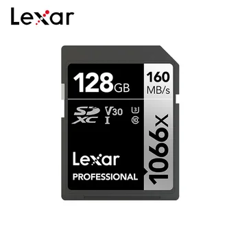 Lexar Professionel SD-Kort 1066x Originale Hukommelseskort på Op til 160 mb/s 256GB 128GB 64GB SDXC UHS-I U3 V30 Flash-Kort Til 4K Kamera 3