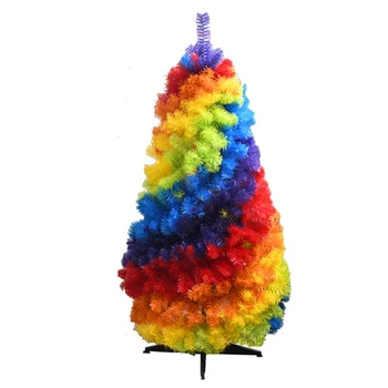 Lige Love Rainbow juletræ Sammenklappelig Dekoration PVC Rainbow juletræ 1,2 M Hogard 5
