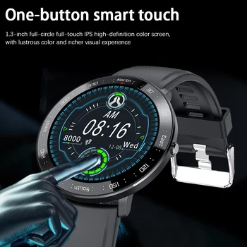 LIGE Smart Ur Telefon Fuld Touch Screen Sport Fitness Ur IP68 Vandtæt Bluetooth-Forbindelse Til Android, ios smartwatch Mænd 1