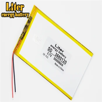 Liter energi batteri 3580120 3,7 V 5000MAH Li-ion for tablet-pc ' en 7 tommer 8 9 Tablet Batteri indre 4