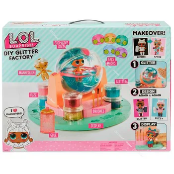 LOLs Dukker Oprindelige Lol Overraskelse Dukker Legetøj med Max DIY giltter fabrik Lol Overraskelse Baby Doll Kapsel Pige Toy Fødselsdag Gaver 1