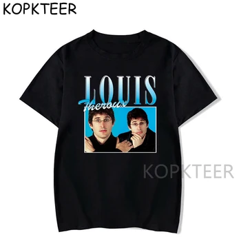 Louis Theroux T-Shirt Hip hop Sjove T-Shirt Top Tee Macaulay Culkin & Matthew Perry Retro Vintage Populære Mandlige t-Shirt Afslappet 0