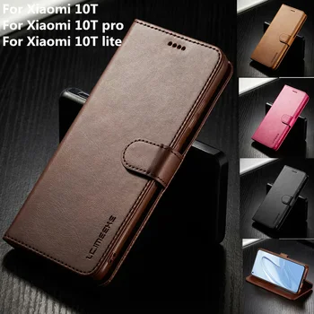 Luksus Flip Læder taske Til Xiaomi Mi 10T Pro Lite 10TPro Wallet-Kort Telefon Dækning For Redmi 9 9A Note 9 9s 8 pro 8A 8T sag 5