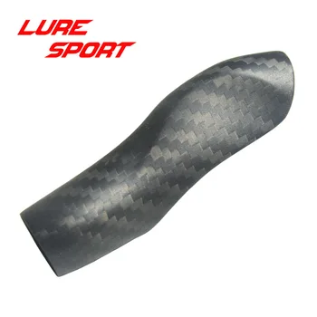 LureSport 2stk Carbon Greb 3K vævet 8cm håndtag til FUJI VSS-Hjuls Sæde Stang Bygning komponent Stang Reparation DIY blank 0