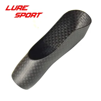 LureSport 2stk Carbon Greb 3K vævet 8cm håndtag til FUJI VSS-Hjuls Sæde Stang Bygning komponent Stang Reparation DIY blank 3