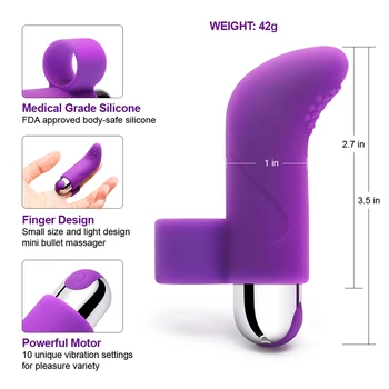 Luvkis Mini Finger Vibrator G Spot Bullet Vibrere Sex Legetøj Til Kvinde Erotisk Voksne Element Kvindelige Klitoris Stimulus Seksuel Ophidselse Squirt 2